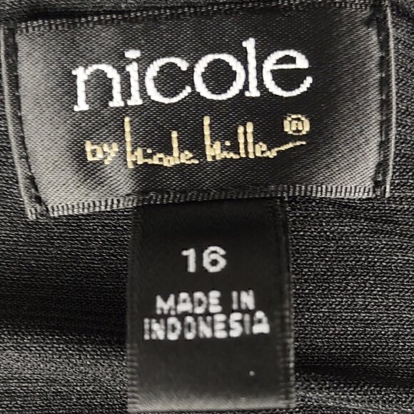 Nicole Miller Rainbow Maxi Dress Sleeveless Size 16 - Picture 9 of 10